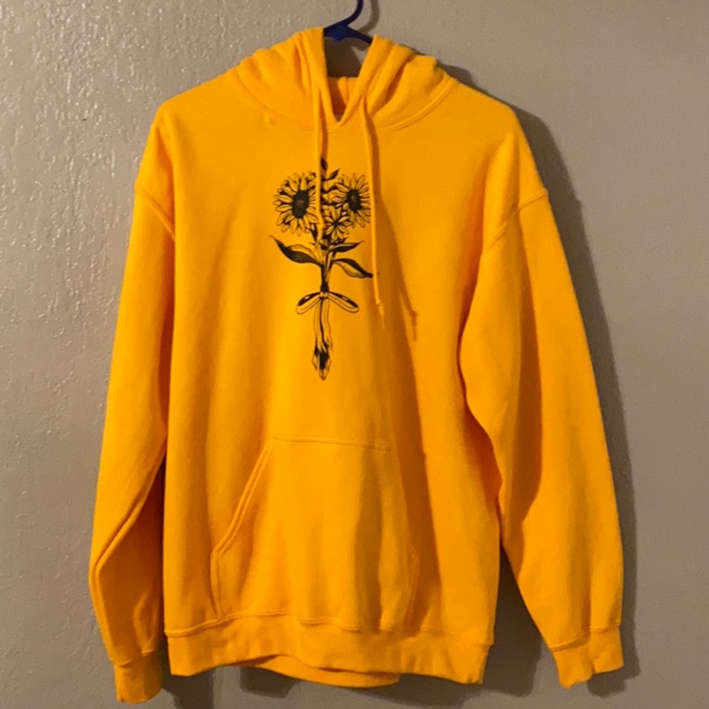 Yellow Flower Sweatshirt